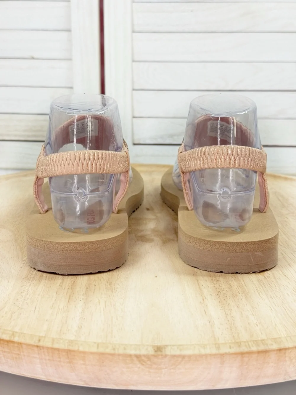Skechers Meditation Rock Crown Rhinestone Thong Sandals Rose Gold‎ Metallic 8